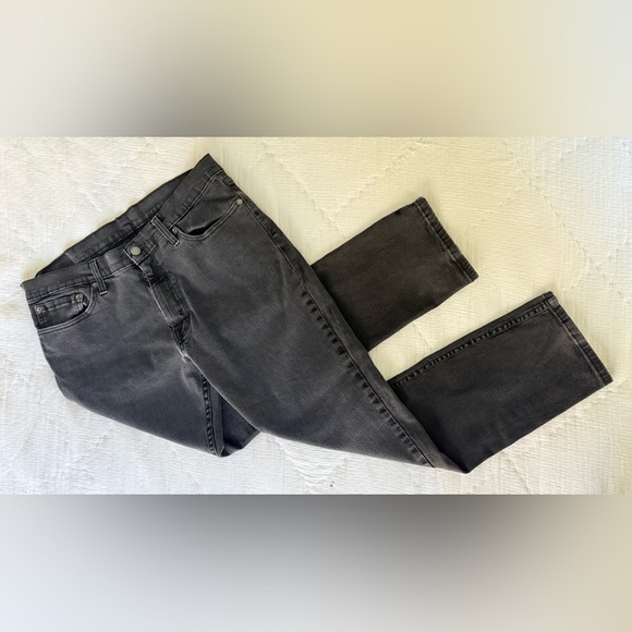 Levi’s 511 Men’s Slim Fit Jeans W36 L30 Black Gray Stretch Denim - Picture 7 of 13